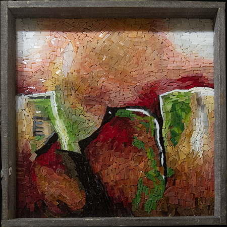 Portfoliobild des Mosaik-Wandbildes Farbenspiel