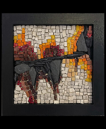 Portfoliobild eines Mosaik-Wandbildes von Sabine Hamann