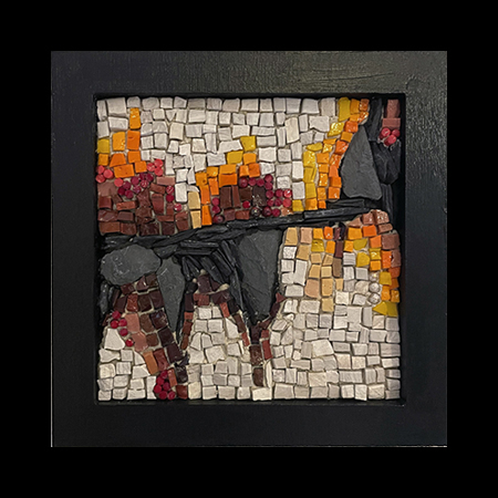 Portfoliobild eines Mosaik-Wandbildes von Sabine Hamann