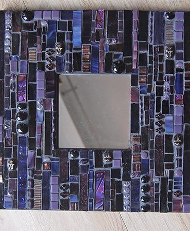 Mosaikspiegel mit Spiegelglas