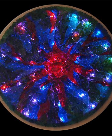 Portfoliobild Leuchtobjekt "Grundfarben"