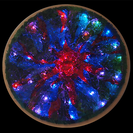 Portfoliobild Leuchtobjekt "Grundfarben"