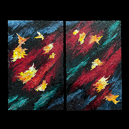 Portfoliobild eines Mosaik-Wandbildes von Sabine Hamann