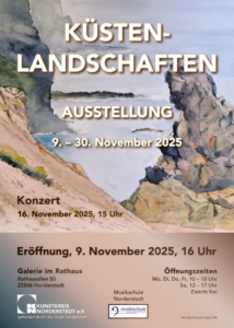 Plakat der Ausstellung Küstenlandschaften
